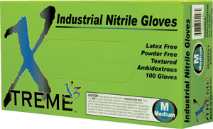 Xtreme X3 Powder Free Textured Nitrile Gloves - Click Image to Close